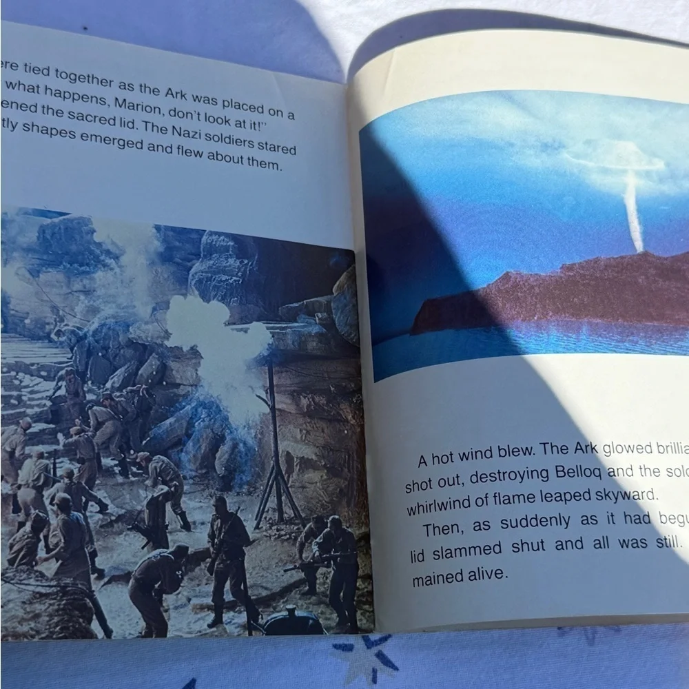 Vintage 1980’s Raiders of the Lost Ark Read-Along Record Story Book